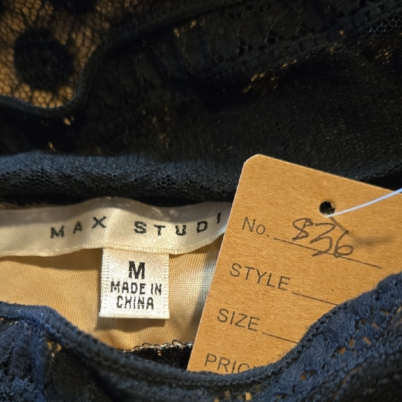 Max Studio Lace Long Sleeve Dress #836 - Picture 8 of 10